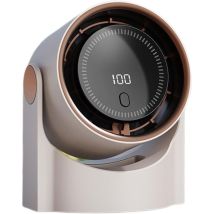 Ventilatore Da Scrivania Personale, Ventilatore Senza Pale, Accessorio Di Raffreddamento Con Display Digitale, Silenzioso, Portatile, Ricaricabile 