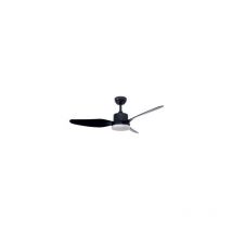 Ventilatore da soffitto Bumera con luce cct orientabile e comando Ø117 Nero