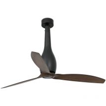 Faro Barcelona - Faro Eterfan Ventilatore da Soffitto Medio con / senza Legno Chiaro, Nero Opaco
