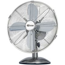Termozeta Tzma01 Ventilatore Da Tavolo Manchester Cromo