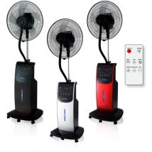 Dardaruga - Ventilatore Nebulizzatore Digitale Argento