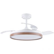 Ventilatore led con pale pieghevoli Panam Cherry 72W 7920Lm cct