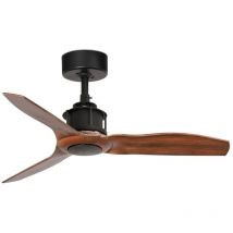 Just fan xs Éventail noir/bois 81cm