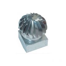 Ventolino girevole base quadra zincato cm 32x32 Zincogroup