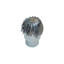 Ventolino girevole base tonda maschio zincato cm 20 Zincogroup