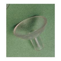 Ventosa transparente con gambo 15 mm - 10 unidades