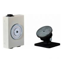 Perjes - Ventouse murale 50kg pour maintien porte ouverte 24V standard VEM4550BCI24CPA