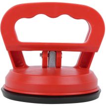 Eosnow - Jeffergarden Ventouse,Extracteur de plaque à ventouse en verre, griffe unique, lève-feuille de sol en plastique abspvc rouge