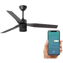 Original Ventilatore nero Ø120cm wifi e purificatore - Ventyly