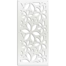 Venus - Pannello In Pvc Traforato - Parasole - Misura: 73x148 Cm - Colore: Bianco