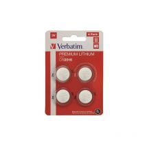 VOW - Verbatim CR2016 3V Lih Battery Pk4 - VM49531
