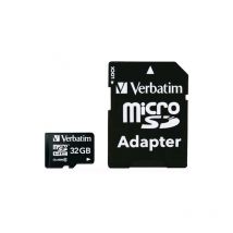 Verbatim - Memoria Micro sdxc 32 Gb con Adattatore - Classe 10