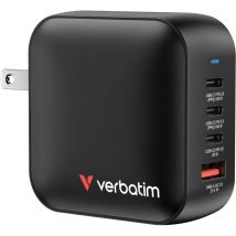 Verbatim Mini GaN Chargeur 100W Universal Black Current alterna Quick Charge Indoor