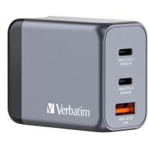 Verbatim - Chargeur+secteur+ +GNC+1x+port+USB-A+%2B+2x+ports+USB-C+65W+%28Noir%29 (32201)