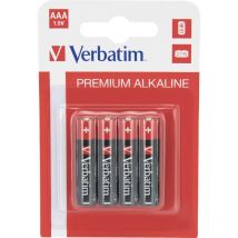 1x4 pilas alcalinas Verbatim Micro aaa lr 03 49920