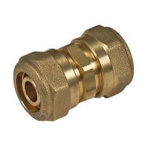 Zewotherm - Verbindungskupplung/Rohrverschraubung aus Messing, 3/4 Eurokonus, für Rohr 17 x 2mm