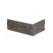 Verblender Ecke Oviedo grau – Beton – Frostsicher – 18-41 x 11 / 9 - 32 cm – 10 - 24 mm