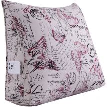 100% Coton Coussin De Lecture Incliné Oreiller Compensé Triangulaire Dossier Traversin Repos De Tête De Lit Coussin à Coins Support Cale Dos Gros