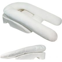 Vercart - Coussin avec trou pour les bras, coussin de positionnement latéral, soulagement des épaules, coussin orthopédique, coussin de reflux