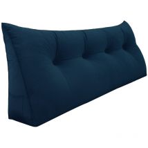 Grande cuscino per la lettura a cuneo, cuscino lungo per la schiena, cuscino decorativo per la testata del letto, cuscino triangolare per il