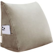 Coussin de Lecture Compensé pour les Enfants, Triangulaire Coussin à Coins, Traversin Tête de lit Support Arrière, Oreiller Cervical Dossier de