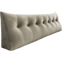 Vercart - Coussin de Lecture Compensé, Triangulaire Coussin à Coins, Gros Coussin Canapé, Traversin Tête de lit Support Arrière, Oreiller Cervical