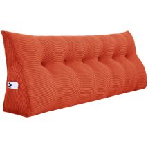 Coussin de Lecture Compensé, Triangulaire Coussin à Coins, Gros Coussin Canapé, Traversin Tête de lit Support Arrière, Oreiller Cervical Dossier