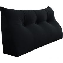 Grande cuscino per la lettura a cuneo, cuscino lungo per la schiena, cuscino decorativo per la testata del letto, cuscino triangolare per il