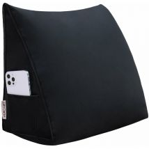 Grande cuscino per la lettura a cuneo, cuscino lungo per la schiena, cuscino decorativo per la testata del letto, cuscino triangolare per il