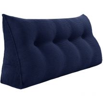 Coussin de Lecture Compensé, Triangulaire Coussin à Coins, Gros Coussin Canapé, Traversin Tête de lit Support Arrière, Oreiller Cervical Dossier de