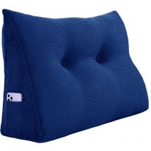 Coussin de Lecture Compensé, Triangulaire Coussin à Coins, Gros Coussin Canapé, Traversin Tête de lit Support Arrière, Oreiller Cervical Dossier de