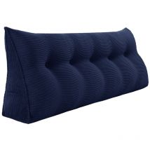 Coussin de Lecture Compensé, Triangulaire Coussin à Coins, Gros Coussin Canapé, Traversin Tête de lit Support Arrière, Oreiller Cervical Dossier de