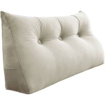 Coussin de Lecture, Oreiller Traversin Soutien Dorsal, Triangulaire Coussin à Coins, Gros Coussin Canapé, Coussin tête de Lit Dossier, Coussin de