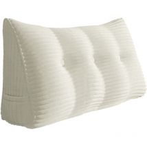 Coussin de Lecture, Oreiller Traversin Soutien Dorsal, Triangulaire Coussin à Coins, Gros Coussin Canapé, Coussin tête de Lit Dossier, Coussin de