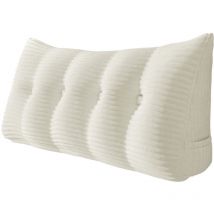 Coussin de Lecture, Oreiller Traversin Soutien Dorsal, Triangulaire Coussin à Coins, Gros Coussin Canapé, Coussin tête de Lit Dossier, Coussin de
