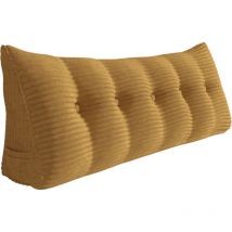 Vercart - Coussin de Lecture, Oreiller Traversin Soutien Dorsal, Triangulaire Coussin à Coins, Gros Coussin Canapé, Coussin tête de Lit Dossier,