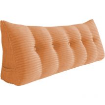 Vercart - Coussin de Lecture, Oreiller Traversin Soutien Dorsal, Triangulaire Coussin à Coins, Gros Coussin Canapé, Coussin tête de Lit Dossier,