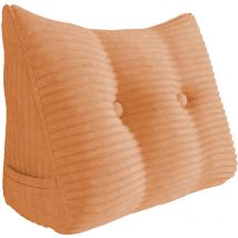 Coussin de Lecture, Oreiller Traversin Soutien Dorsal, Triangulaire Coussin à Coins, Gros Coussin Canapé, Coussin tête de Lit Dossier, Coussin de