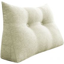 Coussin de Lecture, Oreiller Traversin Soutien Dorsal, Triangulaire Coussin à Coins, Gros Coussin Canapé, Coussin tête de Lit Dossier, Oreiller de
