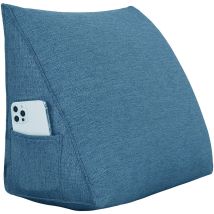 Vercart - Coussin De Lecture Pour Les Enfants, Oreiller Traversin Soutien Dorsal, Triangulaire Coussin À Coins, Coussin Tête De Lit Dossier, Oreiller 