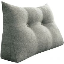 Coussin de Lecture, Oreiller Traversin Soutien Dorsal, Triangulaire Coussin à Coins, Gros Coussin Canapé, Coussin tête de Lit Dossier, Oreiller de