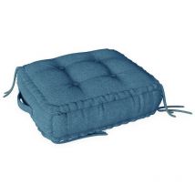 VERCART Grand Coussin de Sol Bricolage Coussin de Matelas Français, Épais Coussin de Siège de Yoga de Méditation Créative Surdimensionné, Bouton