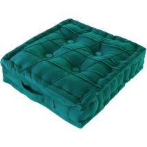 Grand Coussin de Sol, Coussin de Matelas Français Épais, Coussin de Siège de Yoga de Méditation, Coussin de Tatami Carré Touffeté Surdimensionné avec