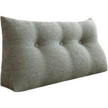 Grande cuscino a cuneo per il riposo a letto, cuscino lungo per la lettura, cuscino decorativo per la testiera, cuscino triangolare per la schiena,
