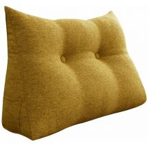 Grande cuscino a cuneo per il riposo a letto, cuscino lungo per la lettura, cuscino decorativo per la testiera, cuscino triangolare per la schiena,