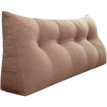 Grande cuscino a cuneo per il riposo a letto, cuscino lungo per la lettura, cuscino decorativo per la testiera, cuscino triangolare per la schiena,