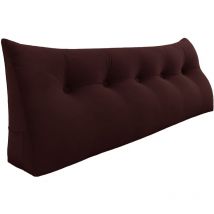 Grande cuscino a cuneo per il riposo a letto, cuscino lungo per la lettura, cuscino decorativo per la testiera, cuscino triangolare per la schiena,