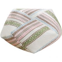 Housse de Pouf Minimaliste, Repose-pieds Non Rembourré, Housse de Pouf Pentagonale pour la Décoration Intérieure,Multicolore,53x53x20cm - Multicolore