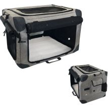 Hundebox faltbar, Transportbox Hund, Hundetransportbox faltbar Katzentransportbox Transportbox Autobox Hundebox Box - Vercart