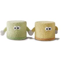 Vercart Rund Pouf, Innenbereich Sitzsack Fußhocker, Kreativer Sitzhocker, Sitzhocker Für Kinder, Rundhocker,grün